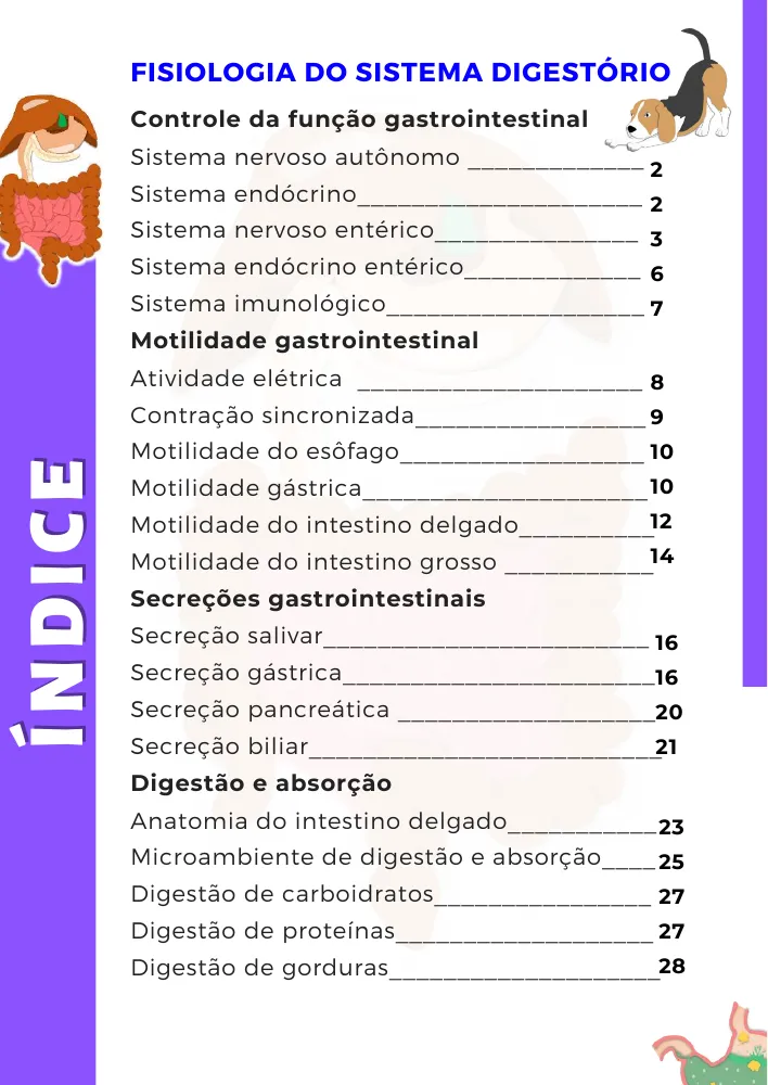 Página de amostra 1 de Fisiologia do Sistema Digestório